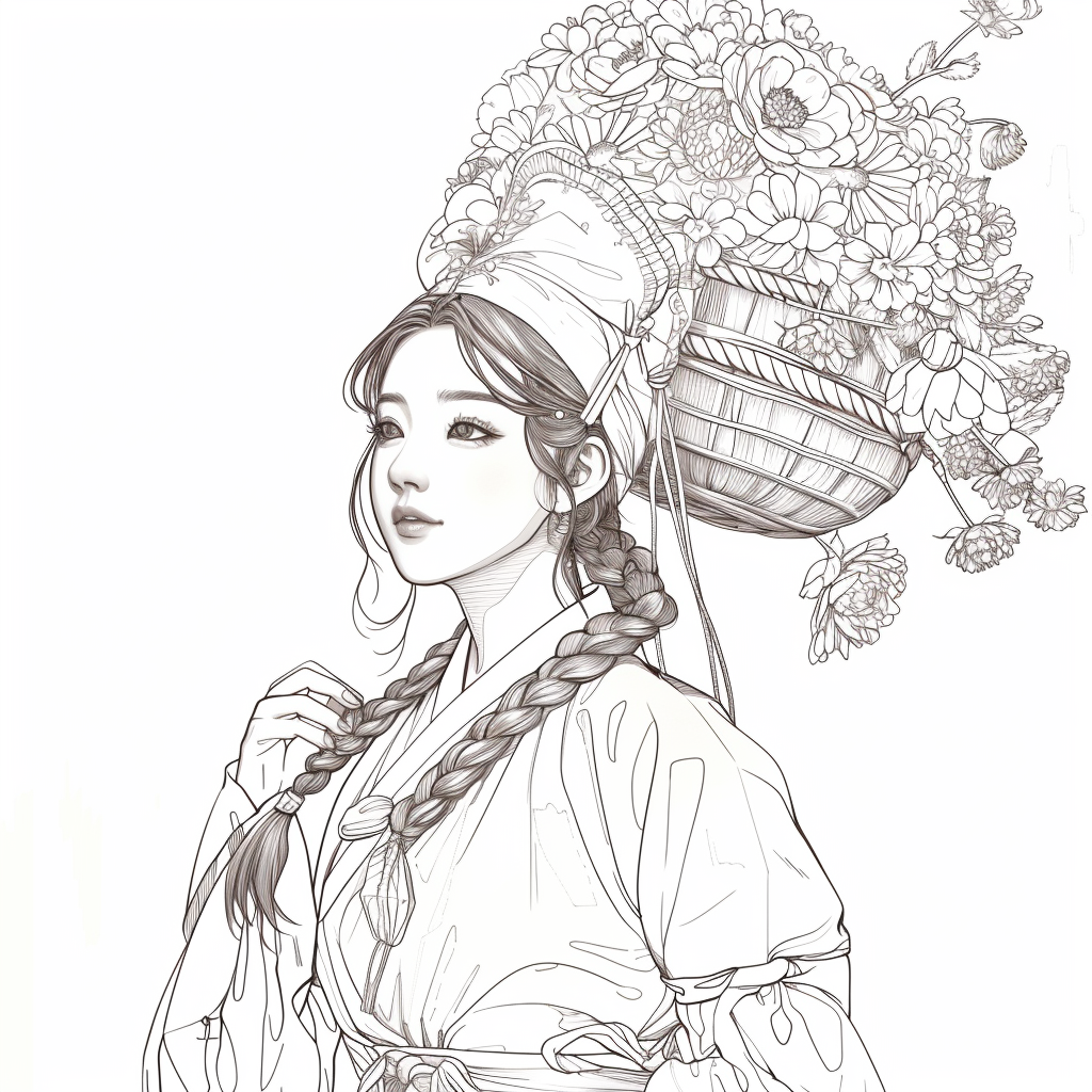Floral Crown in Quiet Grace