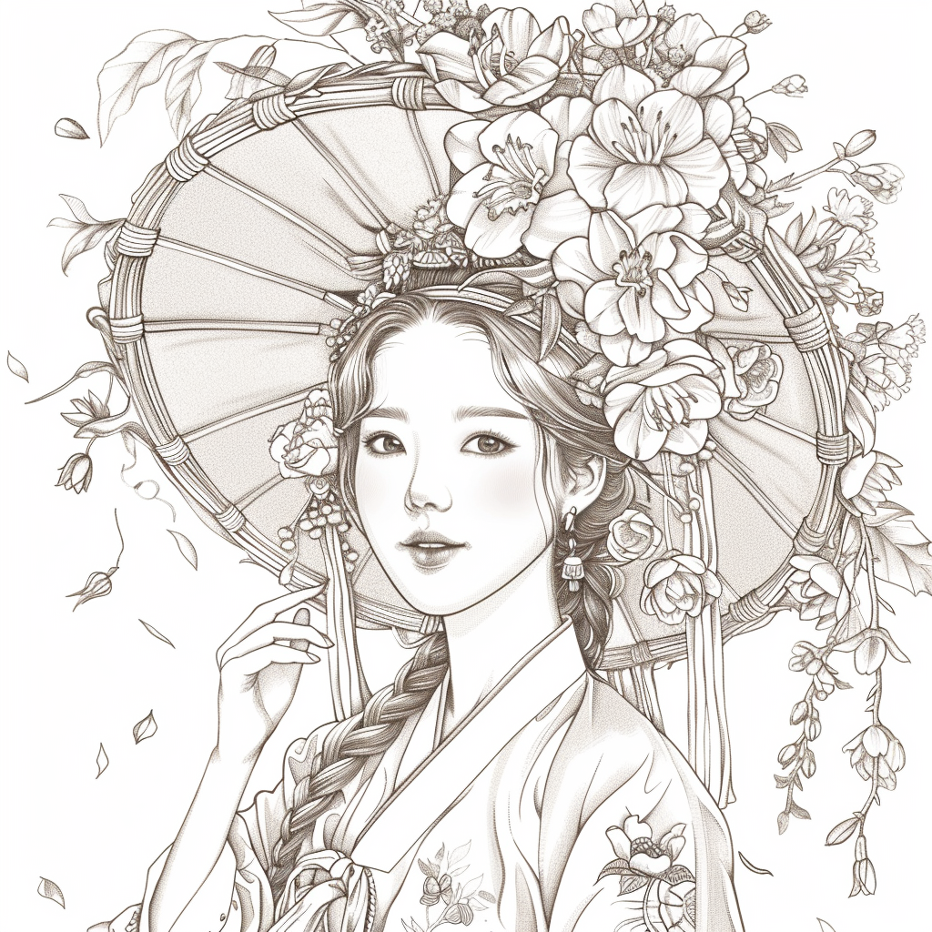 Floral Crown in Quiet Grace