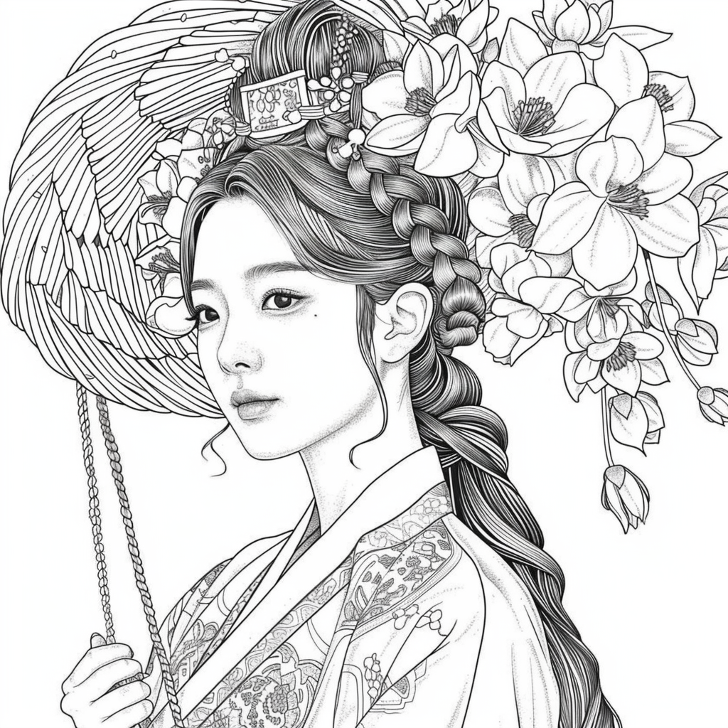 Blooming Grace – The Flower Maiden of Spring
