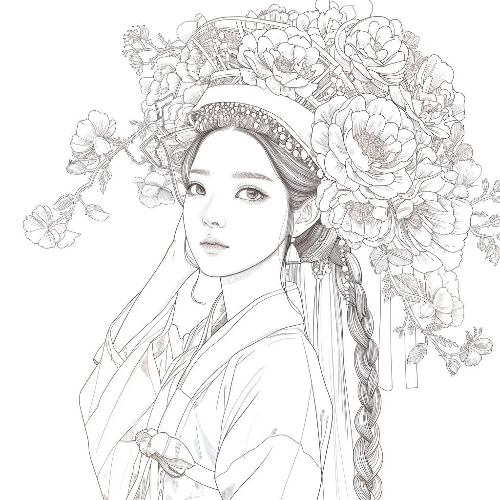 Floral Crown in Quiet Grace
