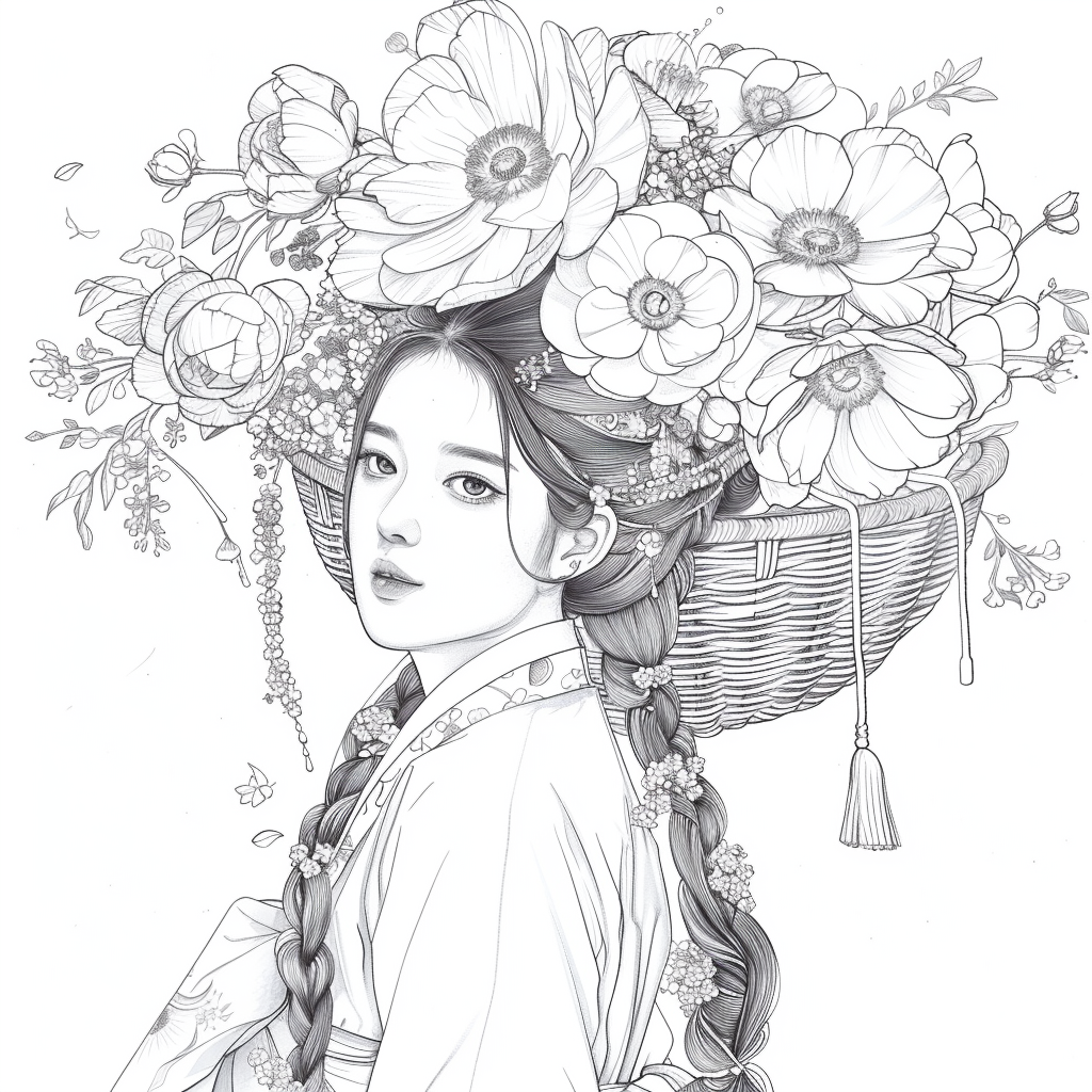 Floral Crown in Quiet Grace