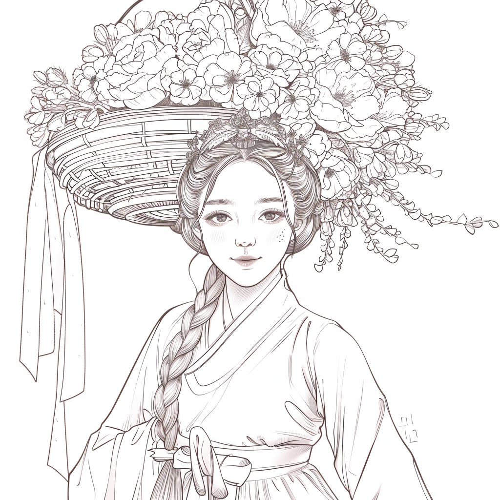 Floral Crown in Quiet Grace