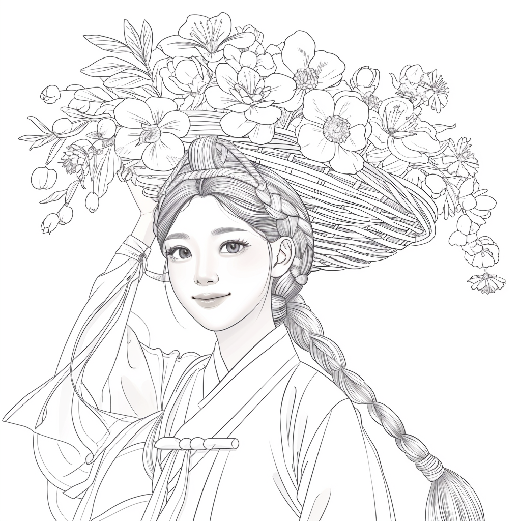 Floral Crown in Quiet Grace