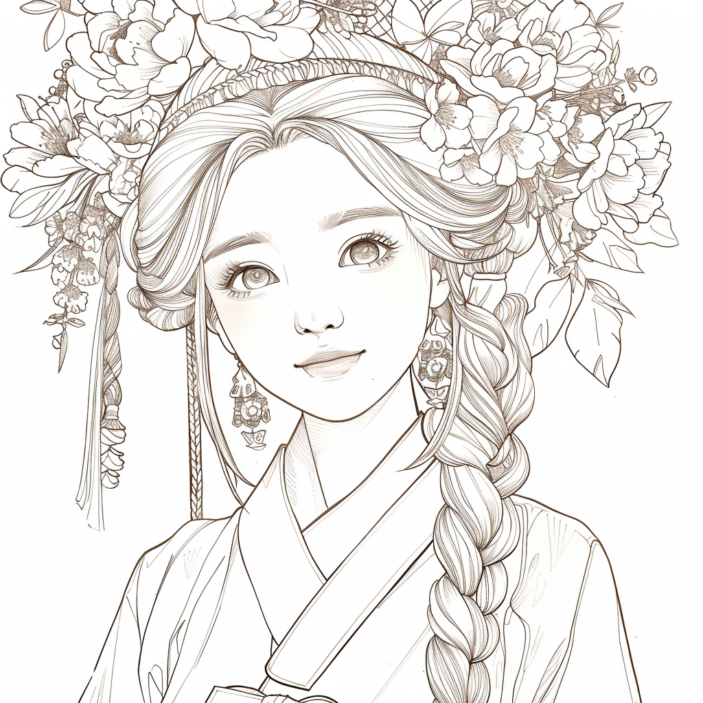 Floral Crown in Quiet Grace