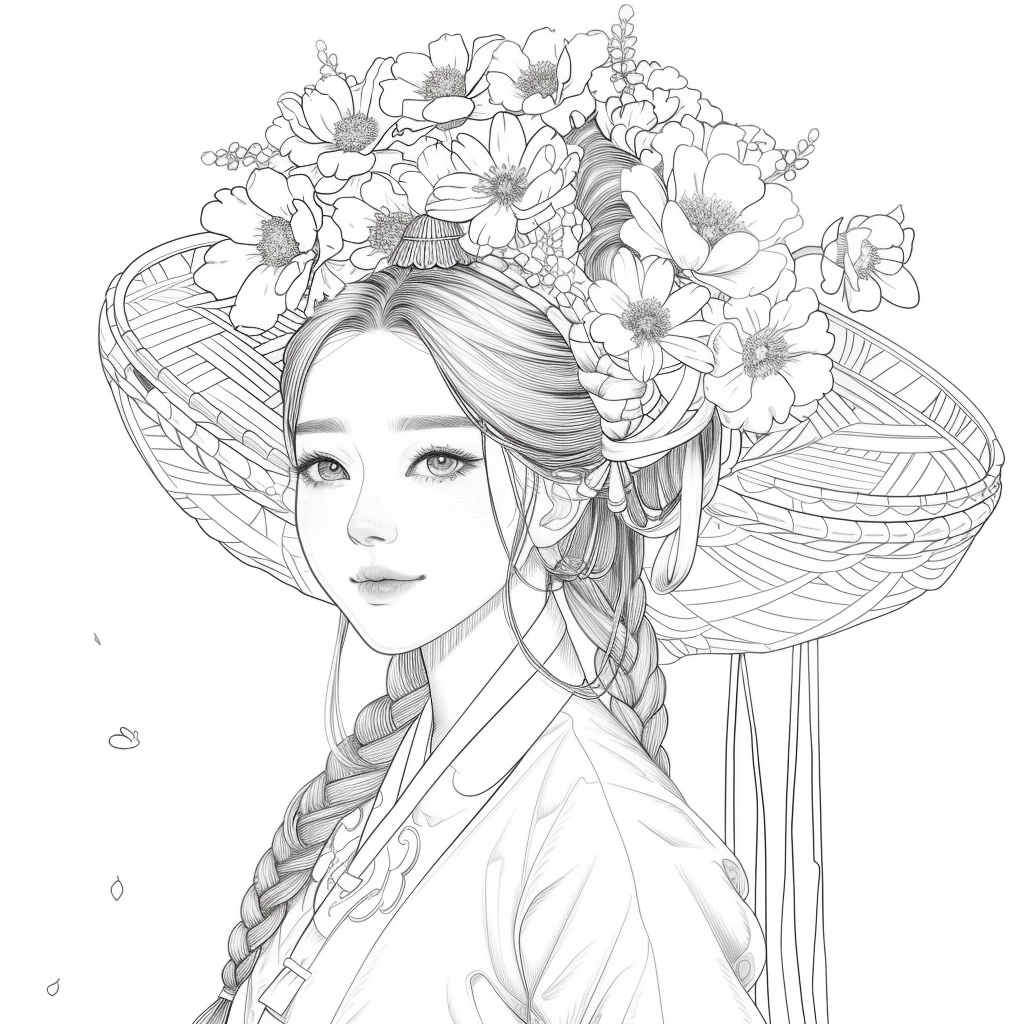 Blooming Grace – The Flower Maiden of Spring