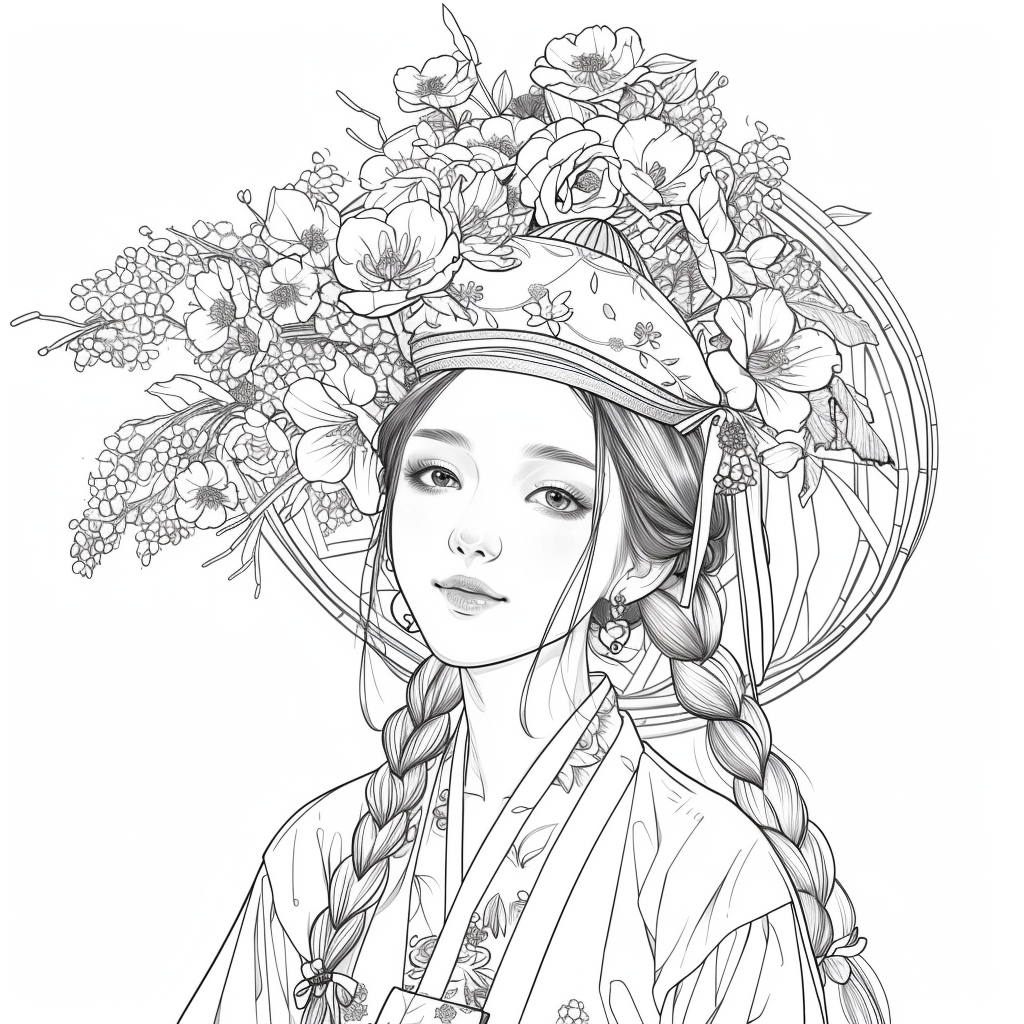 Blooming Grace – The Flower Maiden of Spring