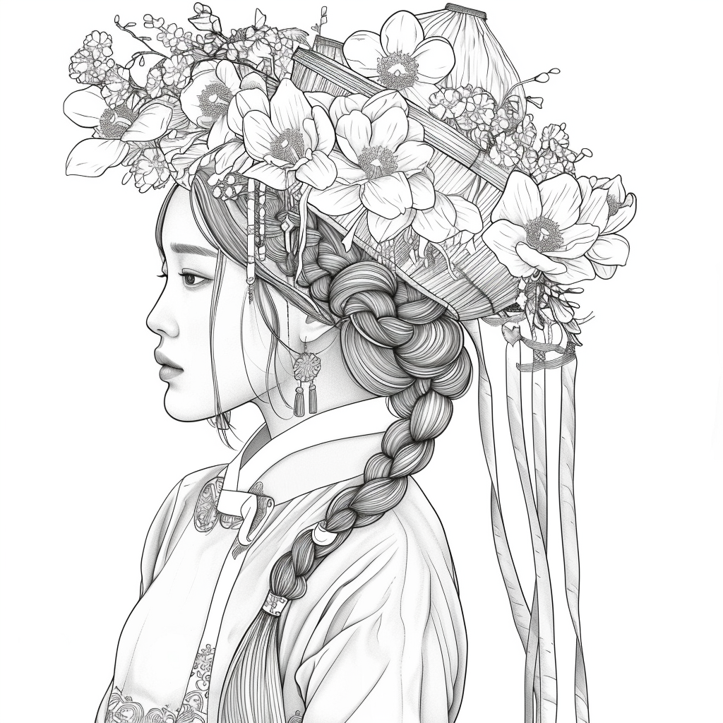 Blooming Grace – The Flower Maiden of Spring