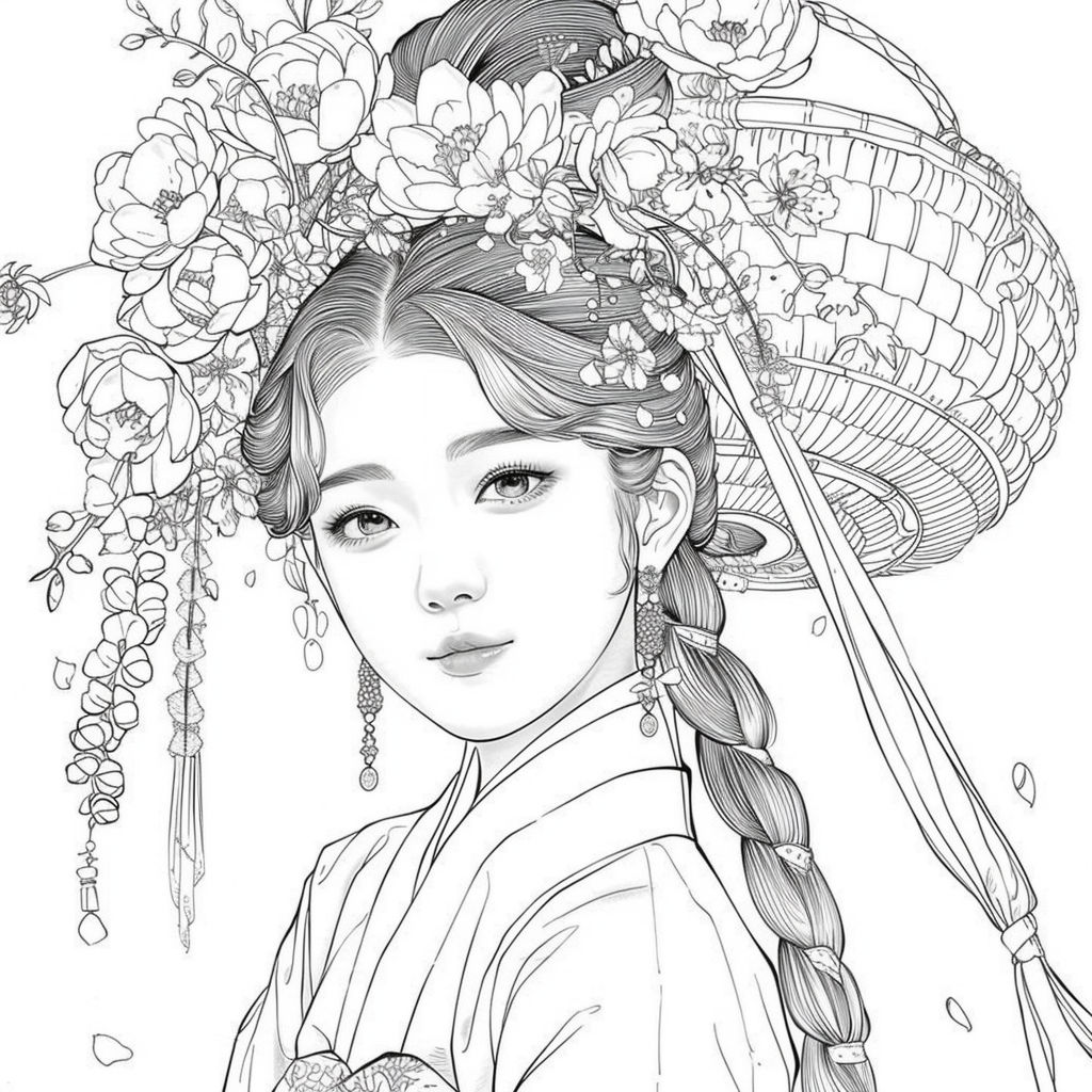 Blooming Grace – The Flower Maiden of Spring