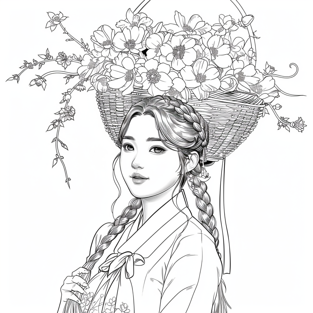 Blooming Grace – The Flower Maiden of Spring