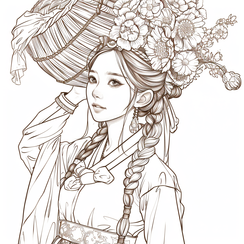 Floral Crown in Quiet Grace