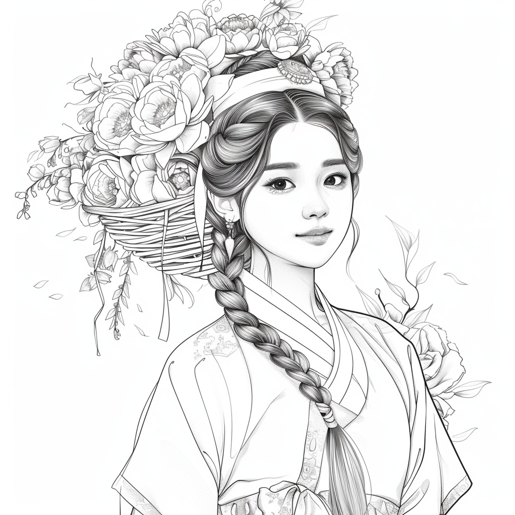 Floral Crown in Quiet Grace