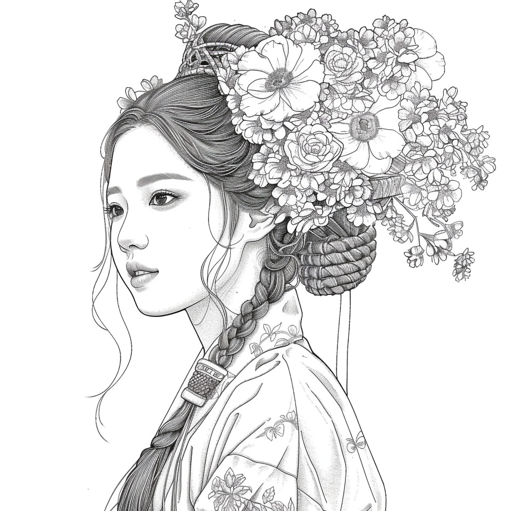 Blooming Grace – The Flower Maiden of Spring