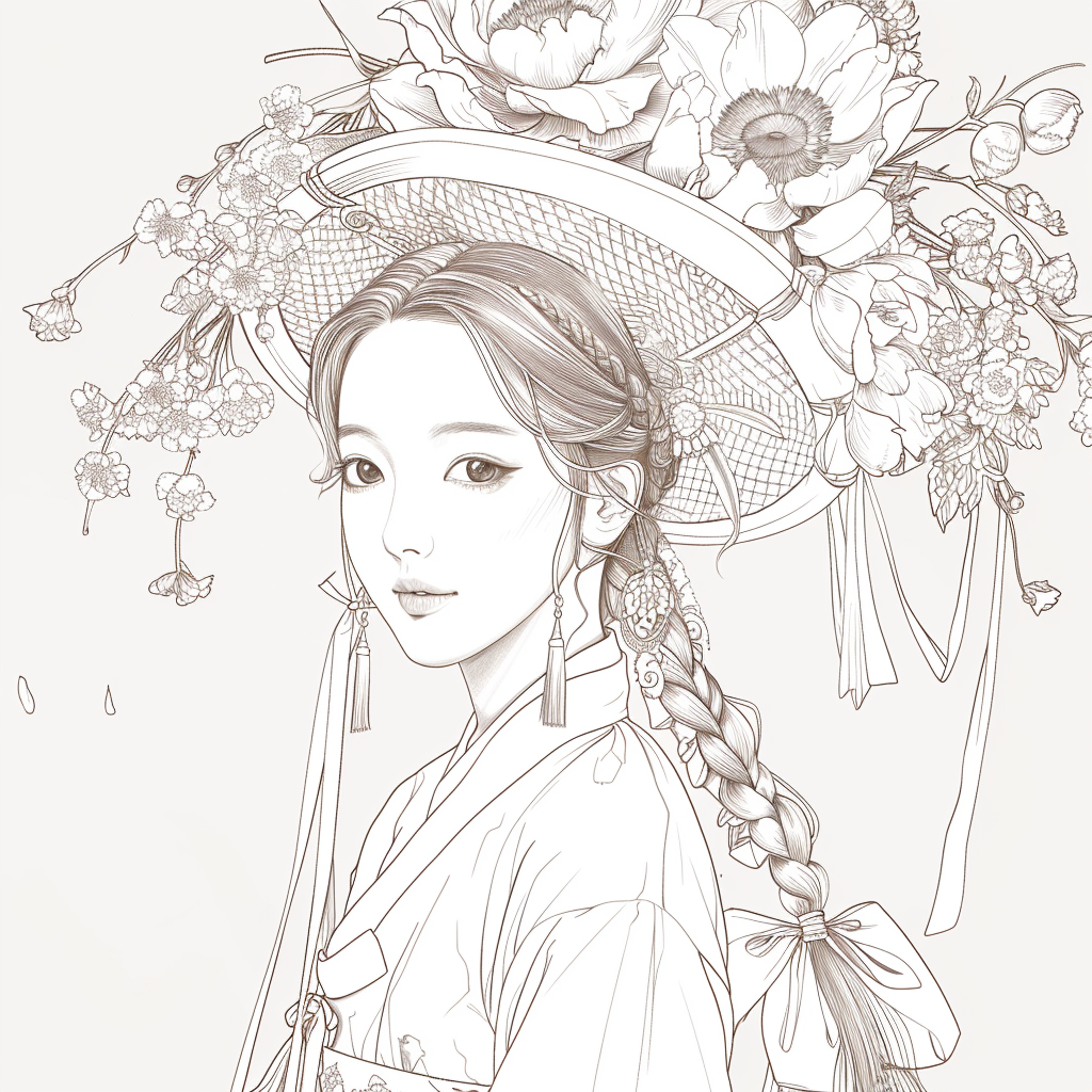 Floral Crown in Quiet Grace