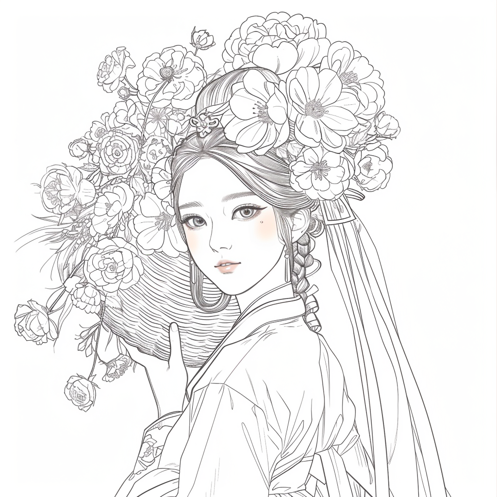 Floral Crown in Quiet Grace