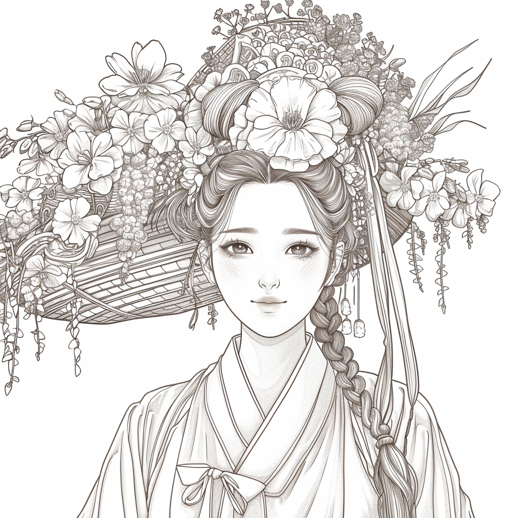 Floral Crown in Quiet Grace