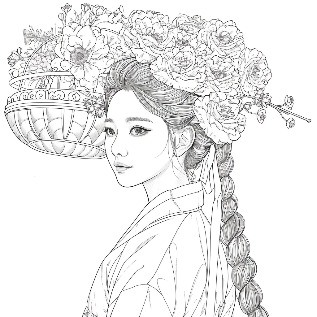 Floral Crown in Quiet Grace