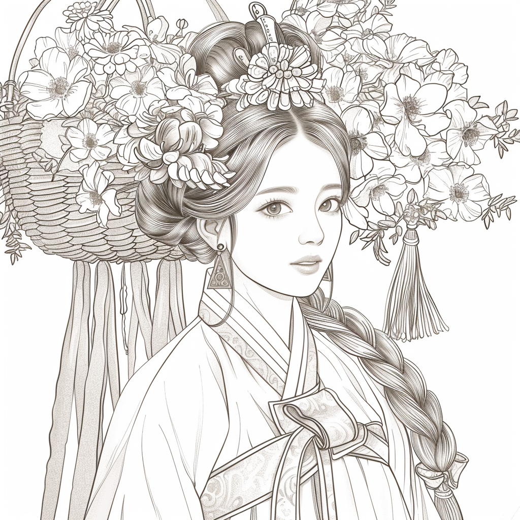Blooming Grace – The Flower Maiden of Spring