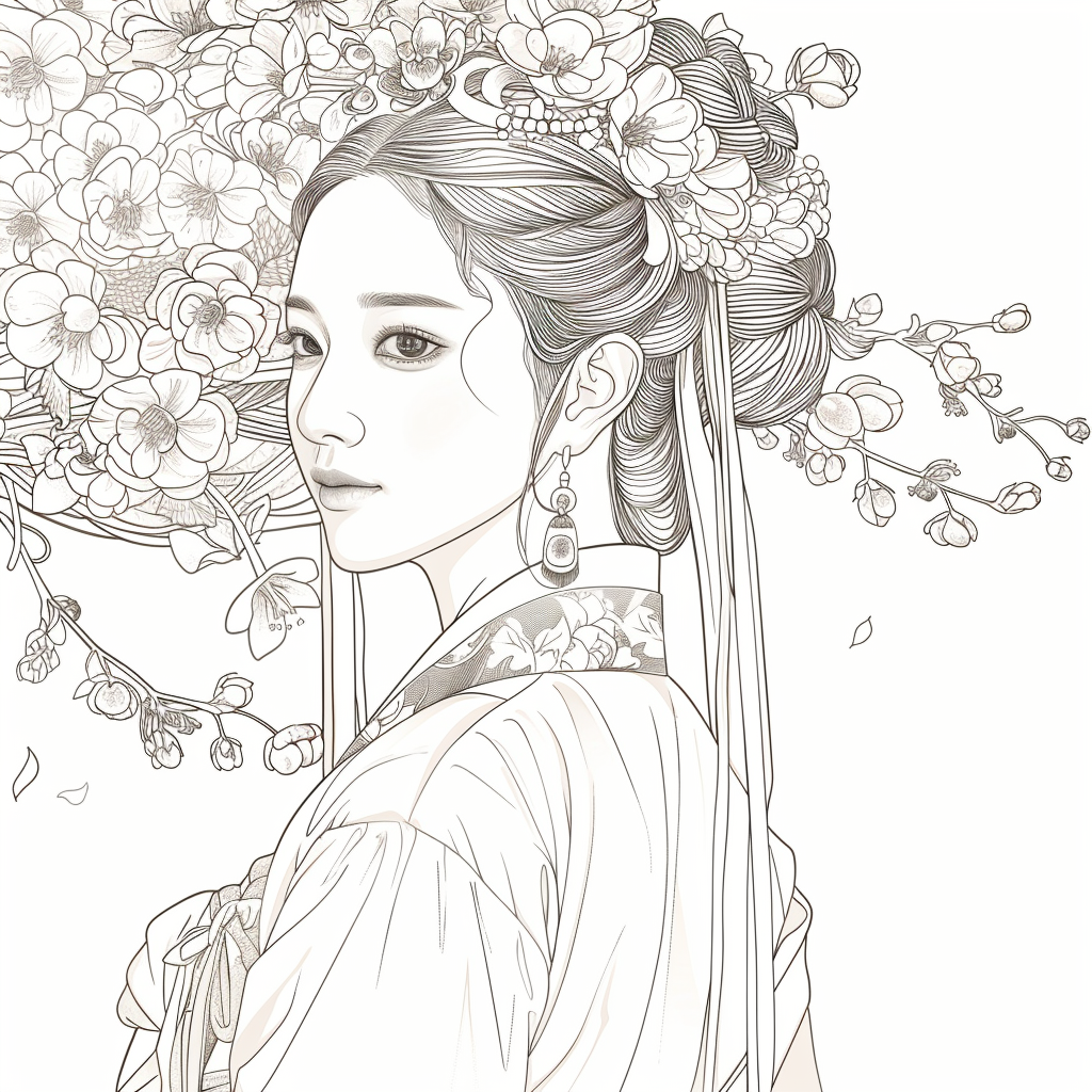 Blooming Grace – The Flower Maiden of Spring