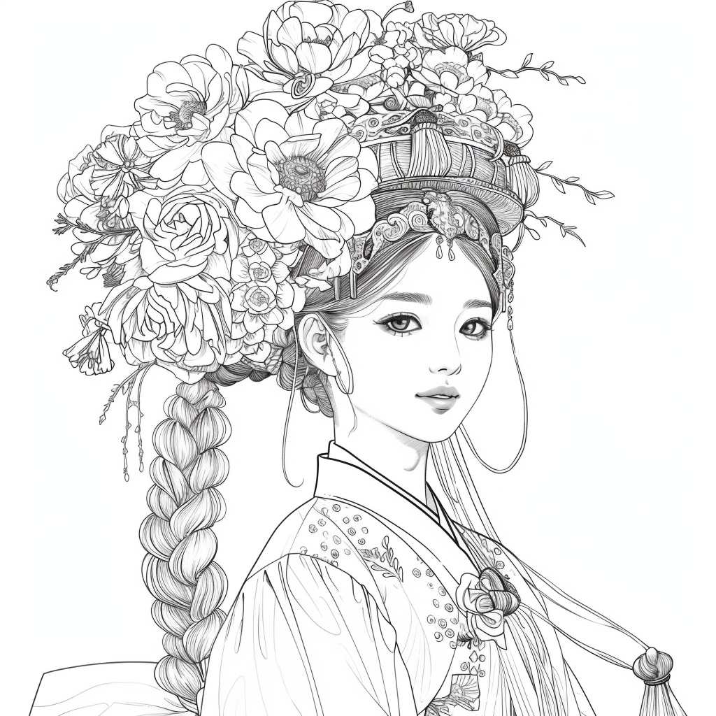 Blooming Grace – The Flower Maiden of Spring