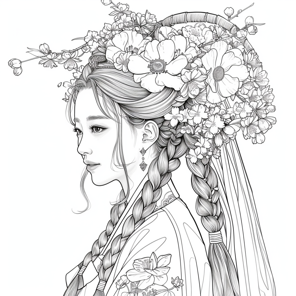 Blooming Grace – The Flower Maiden of Spring