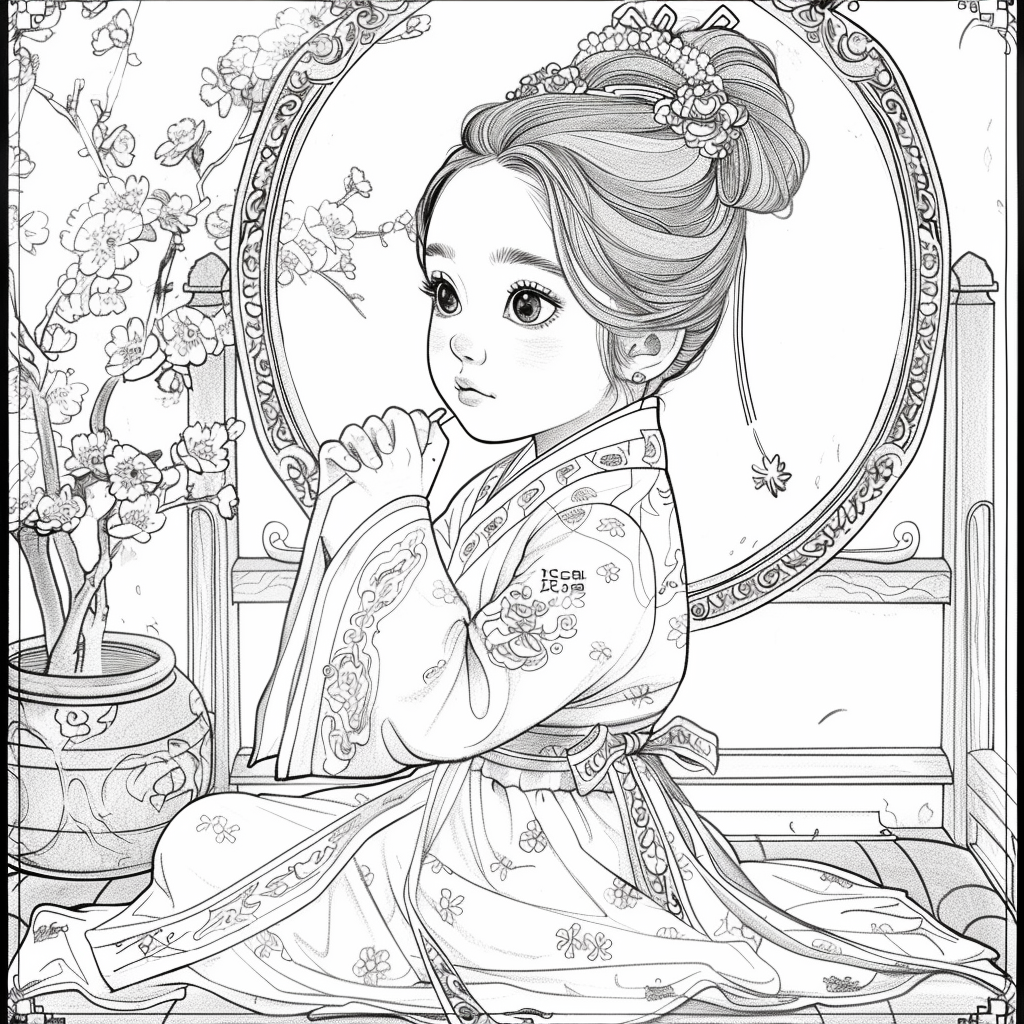 Little Princess in the Mirror