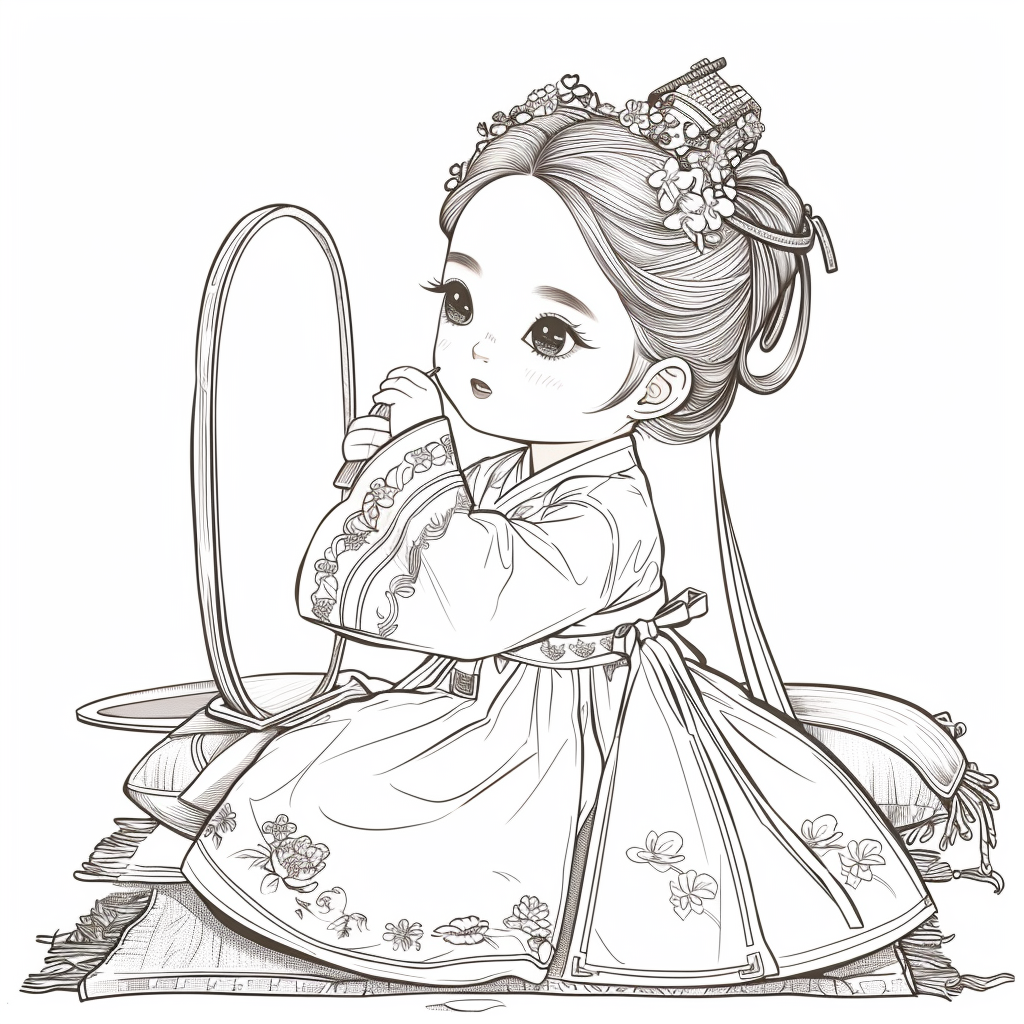 Little Princess in the Mirror