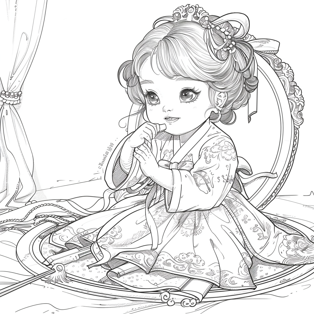 Little Princess in the Mirror