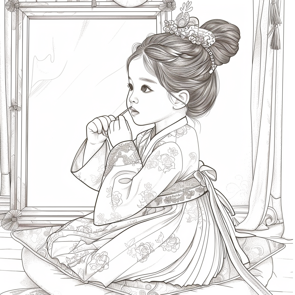 Little Princess in the Mirror