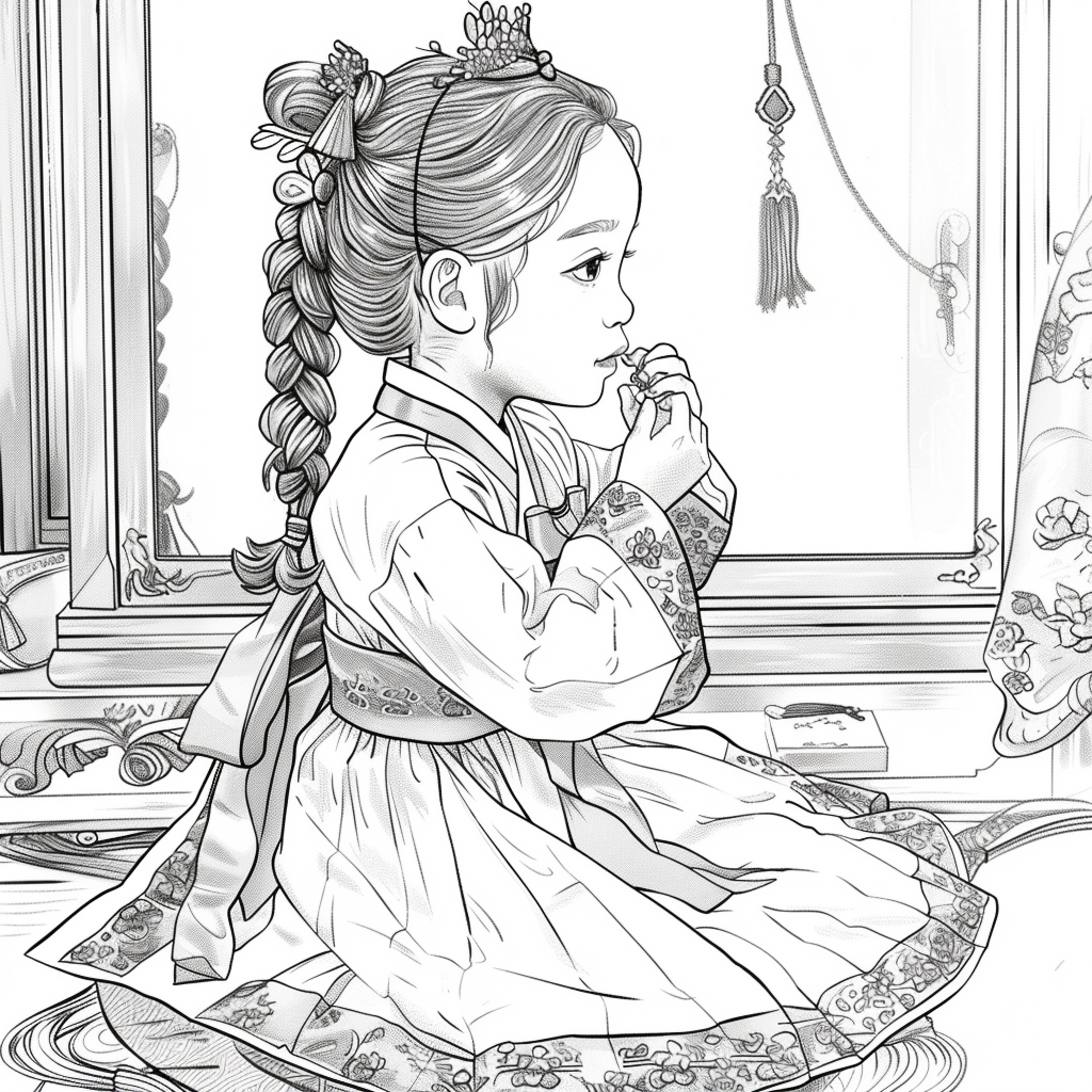 Little Princess in the Mirror