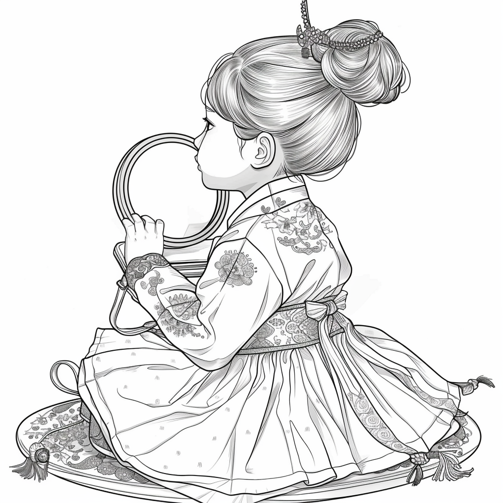 Little Princess in the Mirror