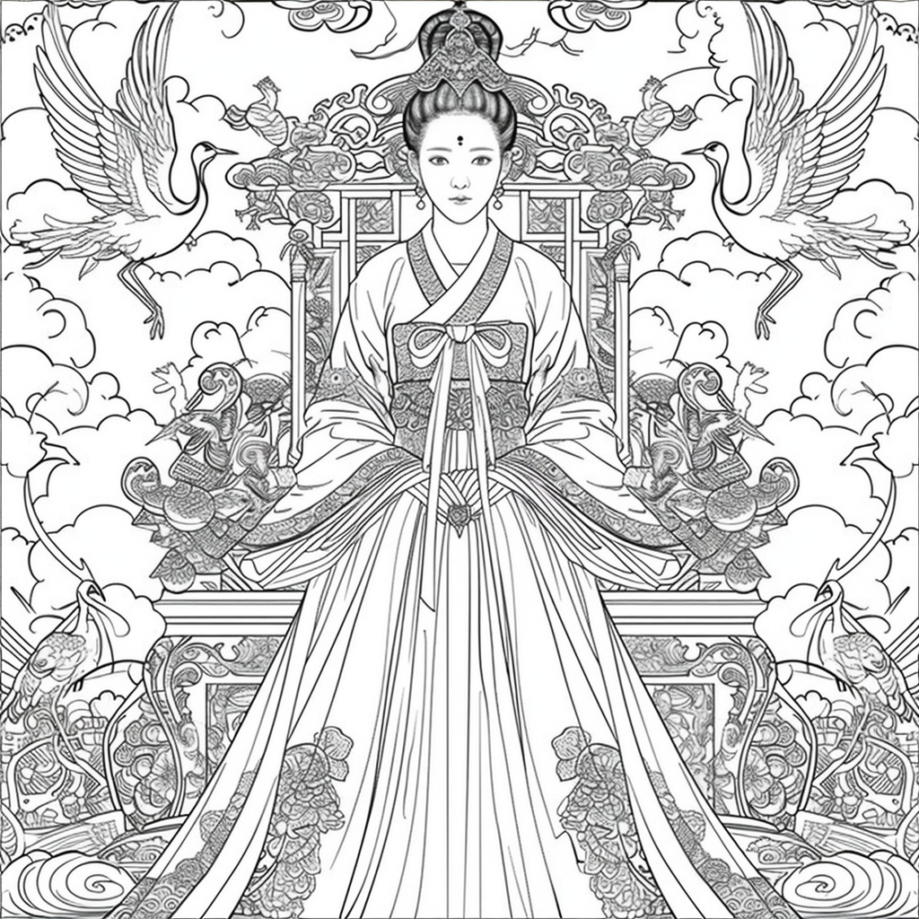 The Celestial Empress of the Golden Clouds