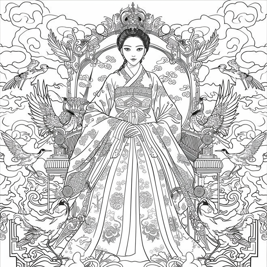 The Celestial Empress of the Golden Clouds