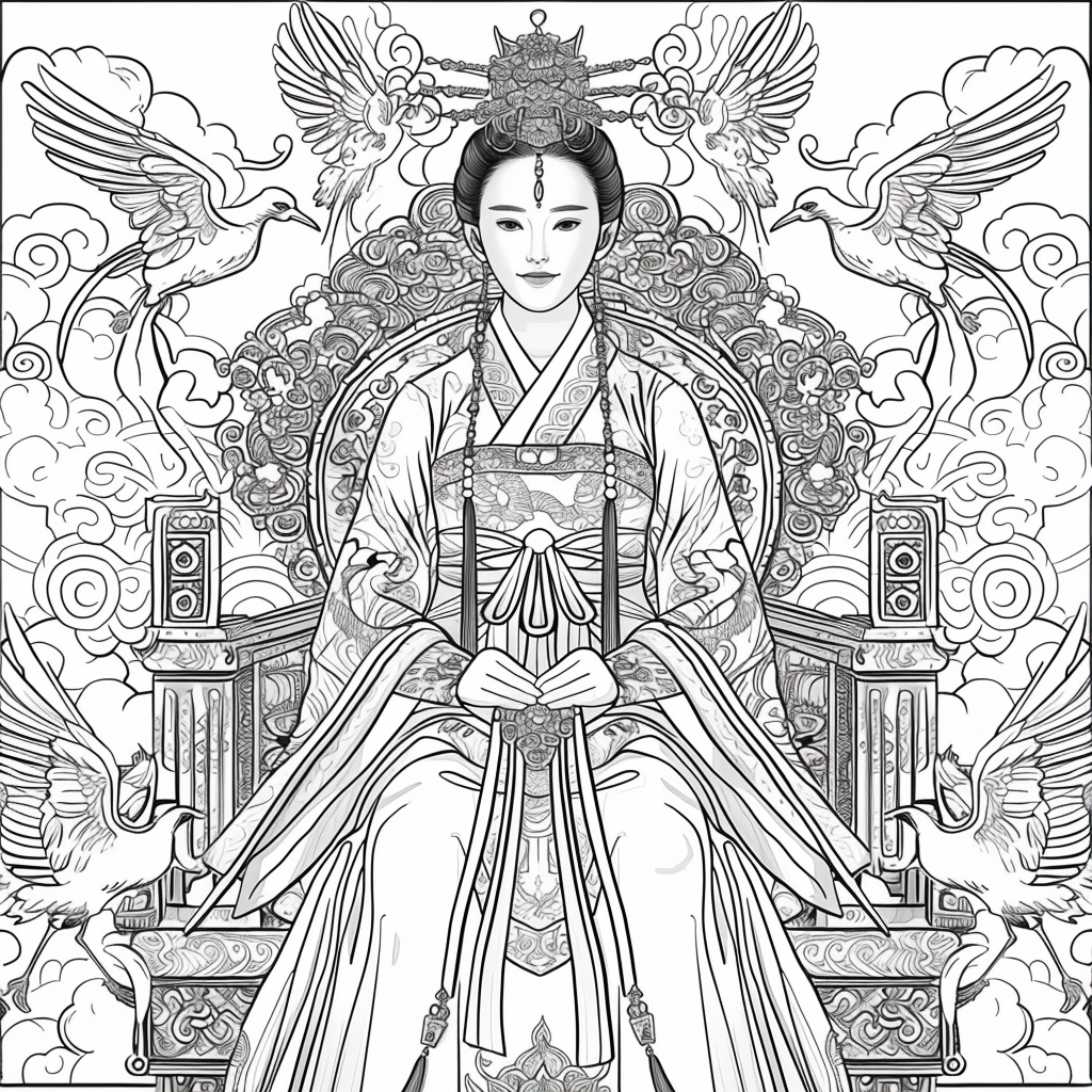 The Celestial Empress of the Golden Clouds