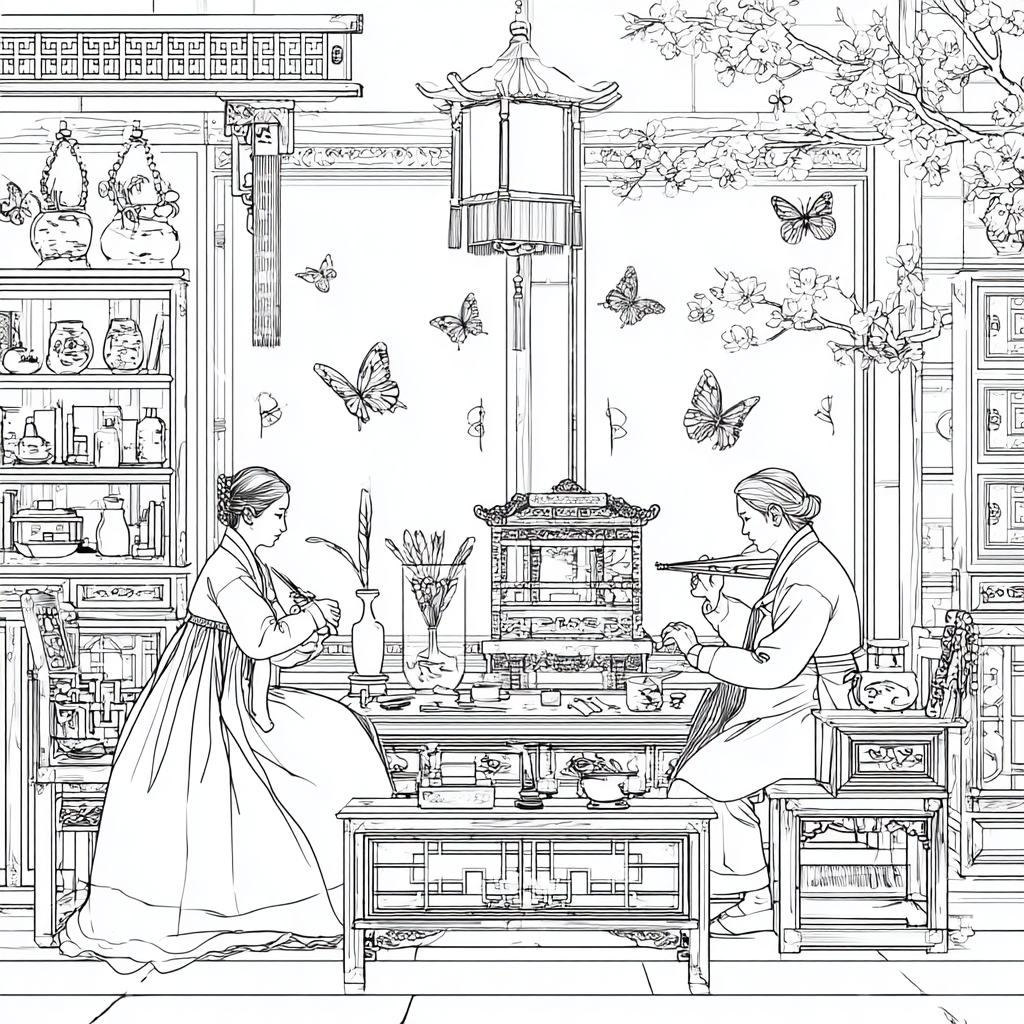 Spring Atelier of the Joseon Scholars