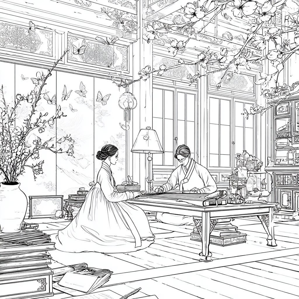 Spring Atelier of the Joseon Scholars