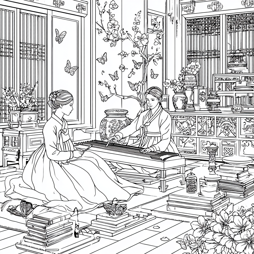 Spring Atelier of the Joseon Scholars