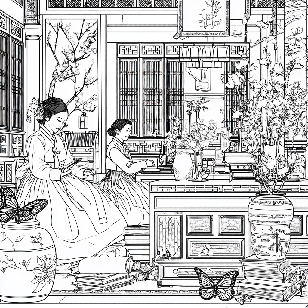 Spring Atelier of the Joseon Scholars