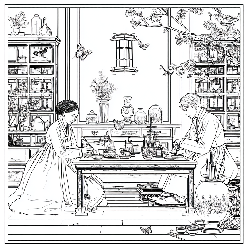 Spring Atelier of the Joseon Scholars