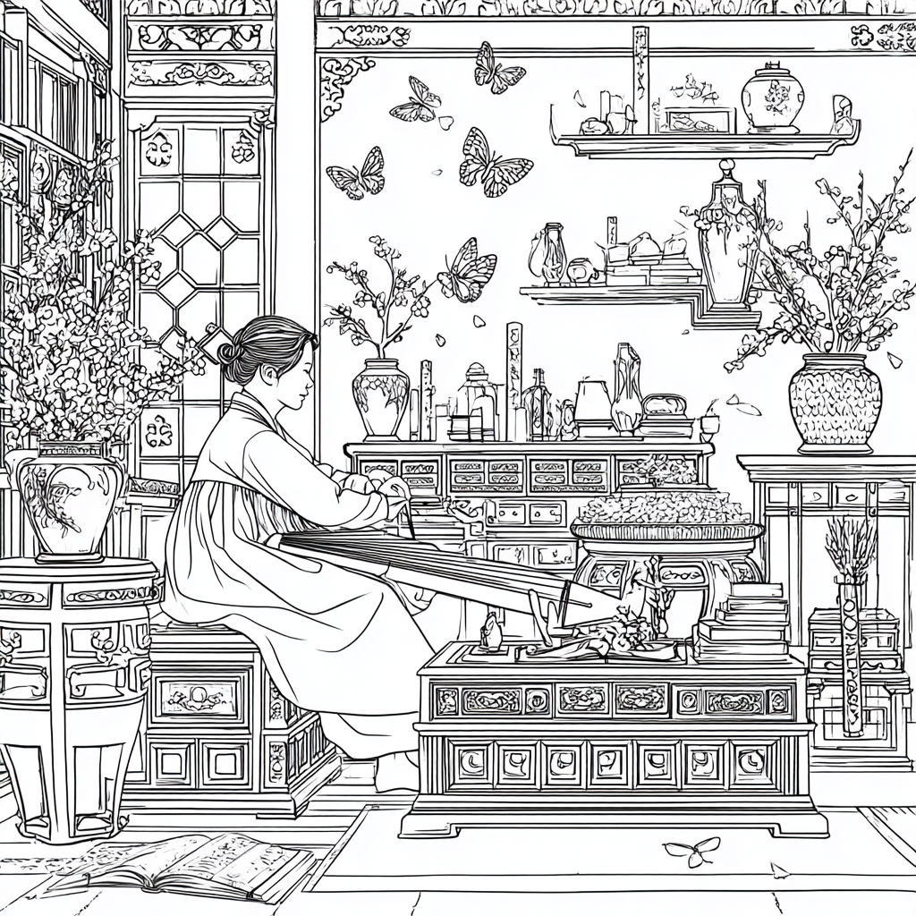 Spring Atelier of the Joseon Scholars