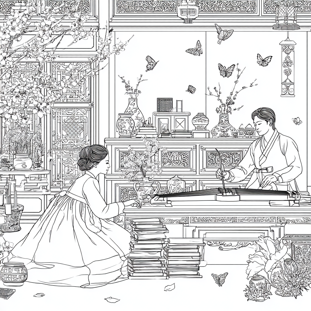 Spring Atelier of the Joseon Scholars