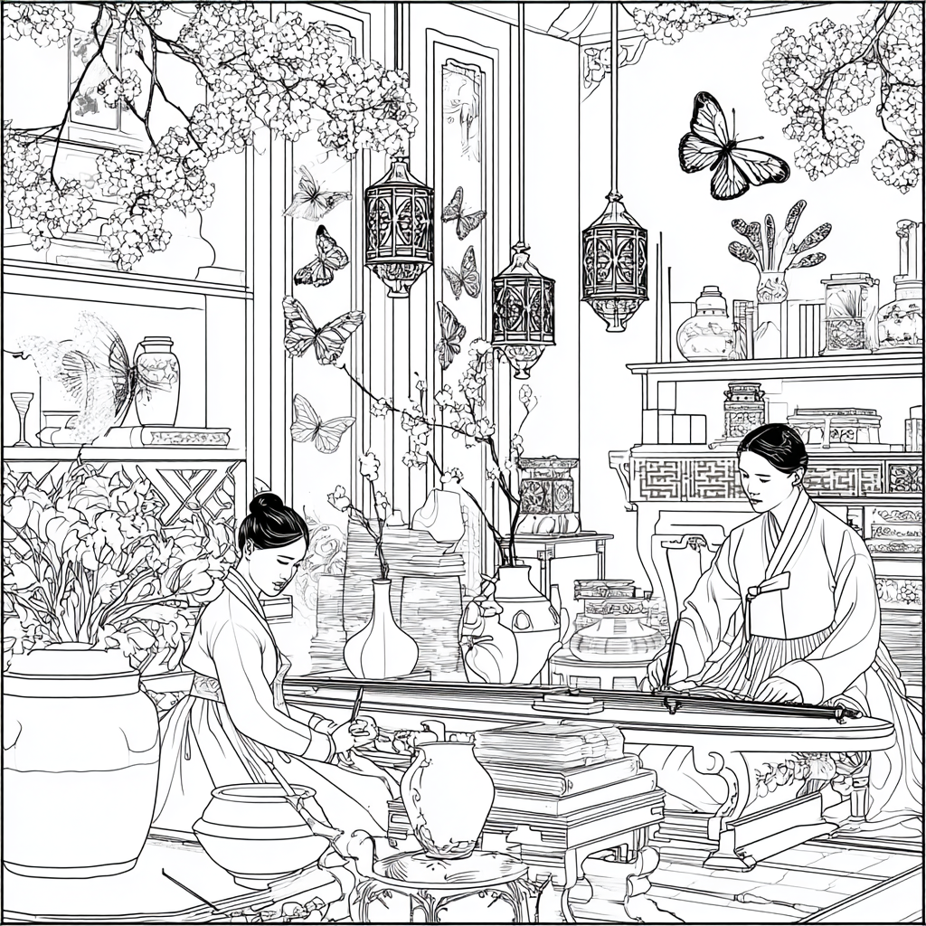 Spring Atelier of the Joseon Scholars