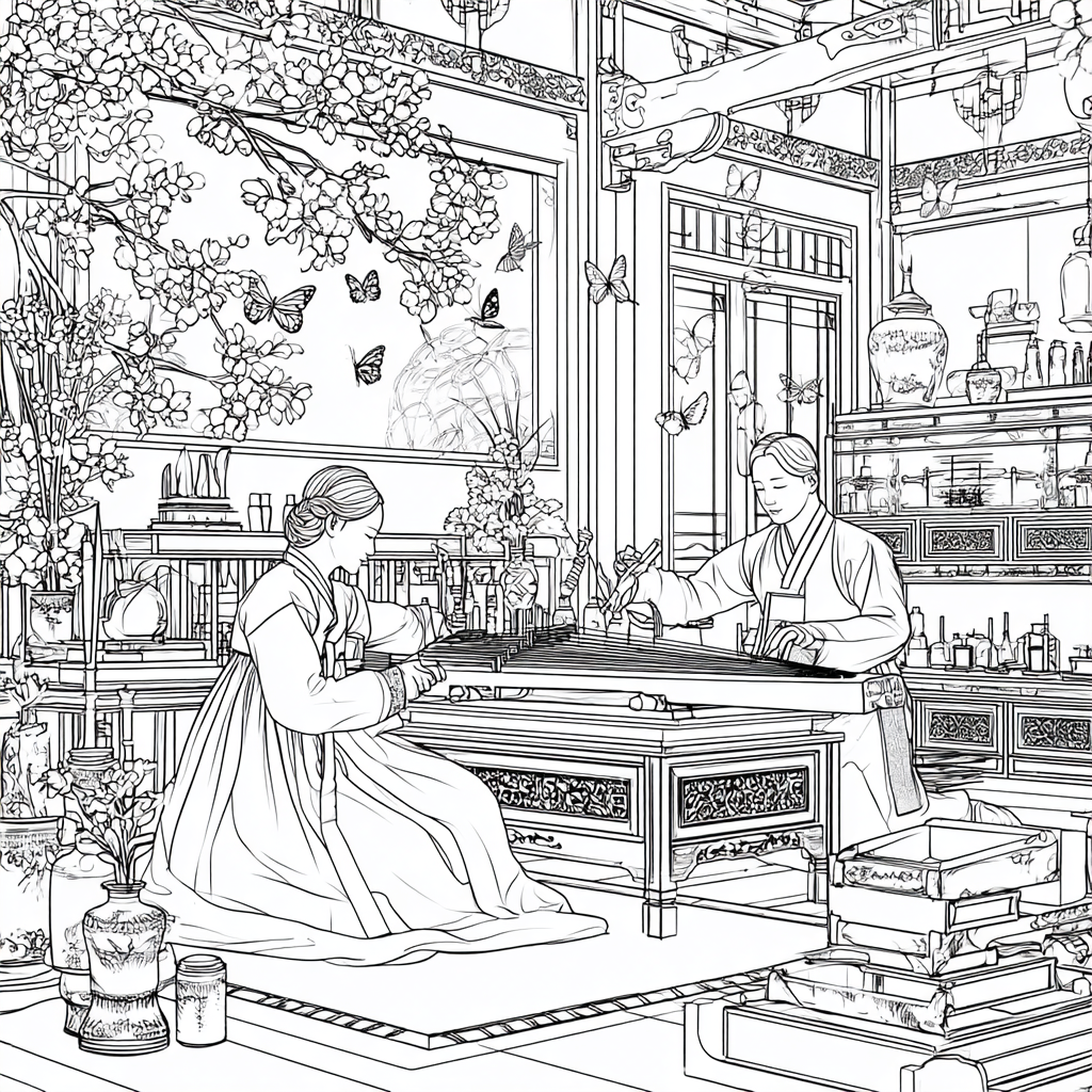 Spring Atelier of the Joseon Scholars