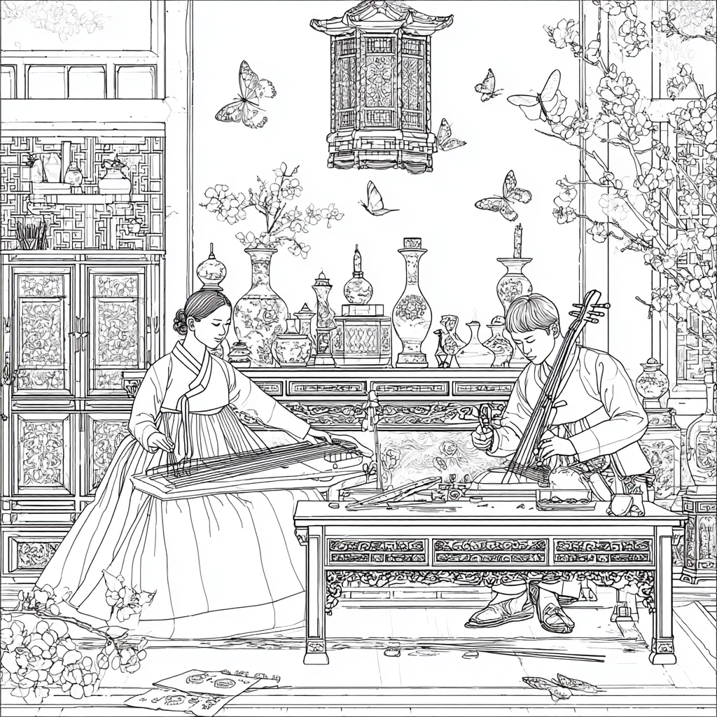 Spring Atelier of the Joseon Scholars