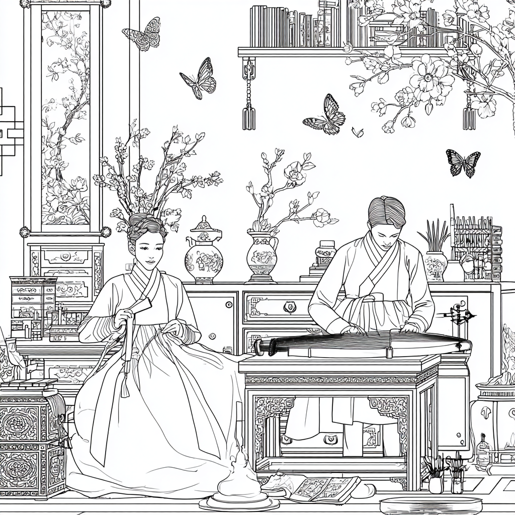 Spring Atelier of the Joseon Scholars