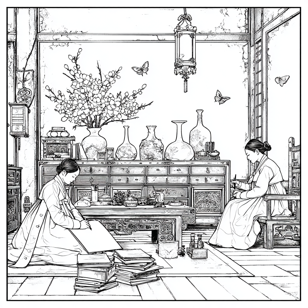 Spring Atelier of the Joseon Scholars