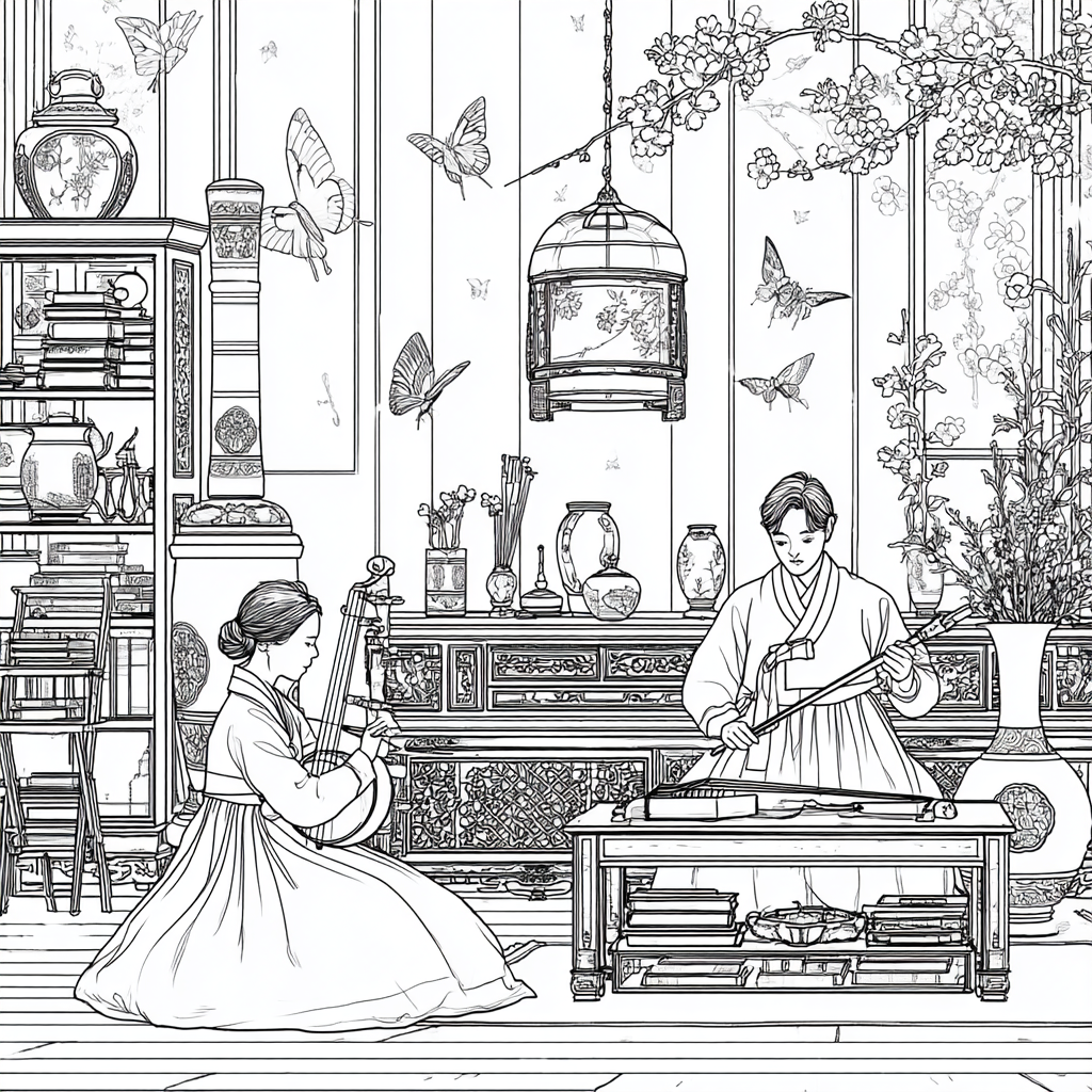 Spring Atelier of the Joseon Scholars