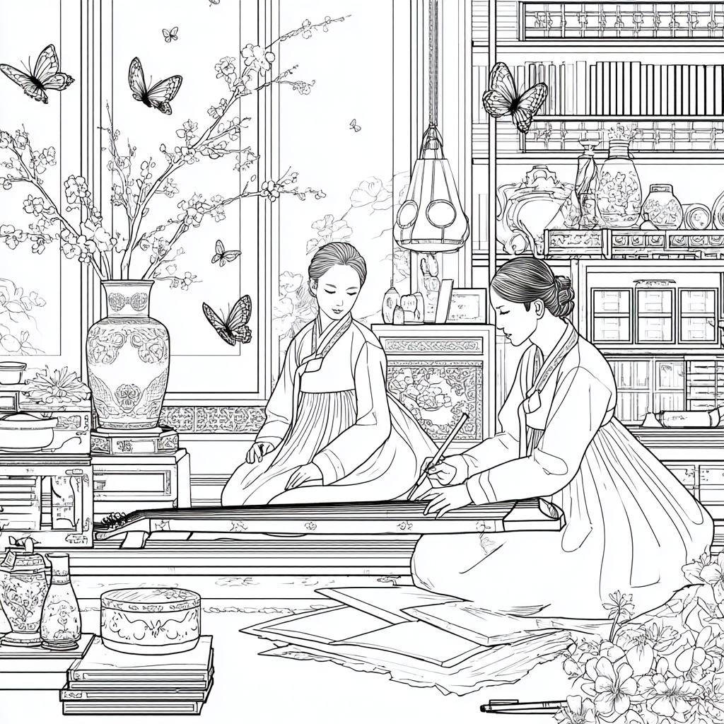 Spring Atelier of the Joseon Scholars