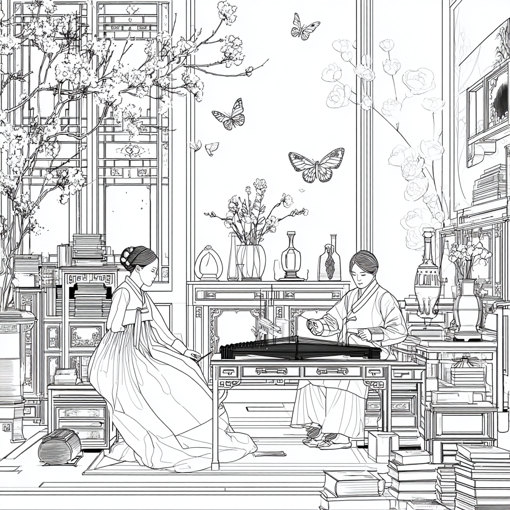 Spring Atelier of the Joseon Scholars