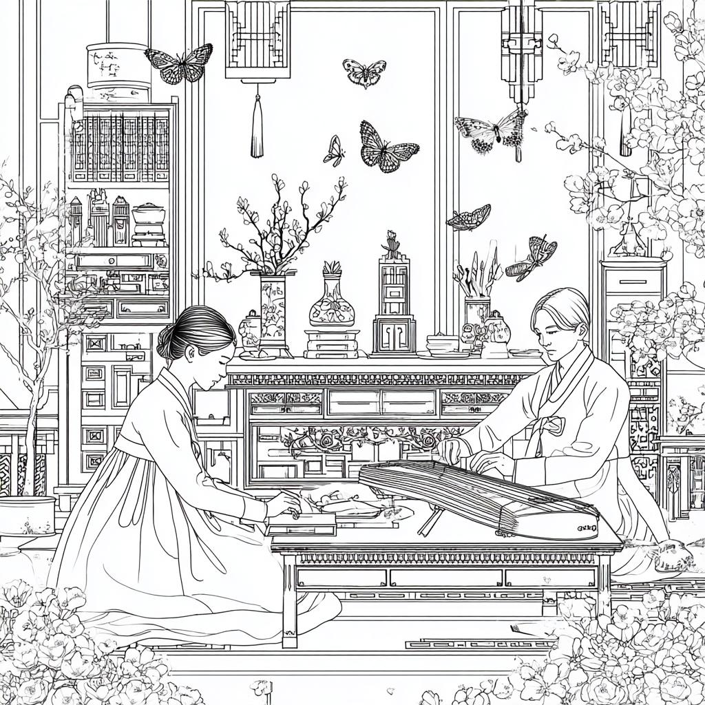 Spring Atelier of the Joseon Scholars