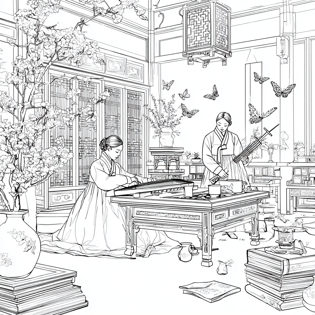 Spring Atelier of the Joseon Scholars